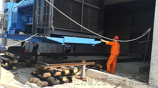 長(zhǎng)治三元中能煤業(yè)1500KW高壓柴油發(fā)電機(jī)組安裝